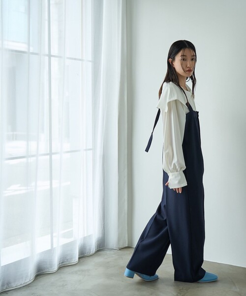 RONEL（ロネル）の「【RONEL】セーラーカラーブラウス（シャツ/ブラウス・レディース・ブラック/ネイビー/オフホワイト・S/M）」の19枚目の写真