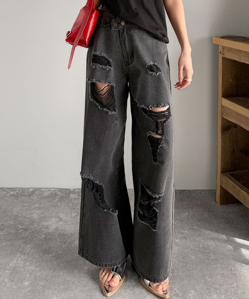 セール】《Javaジャバコラボ》主役を飾る1本。アシメトリーウエスト