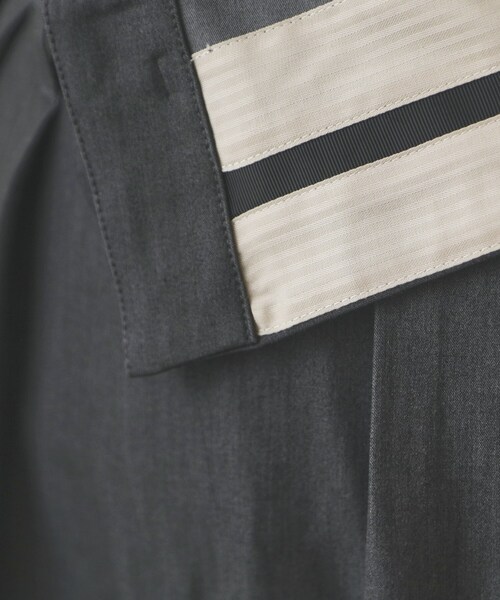 OPAQUE.CLIP(オペークドットクリップ)の「◆マーベルトデザイン タックワイドパンツ【洗濯機洗い可】(その他パンツ・レディース・チャコールグレー/ブラック・40/38/36)」の16枚目の写真