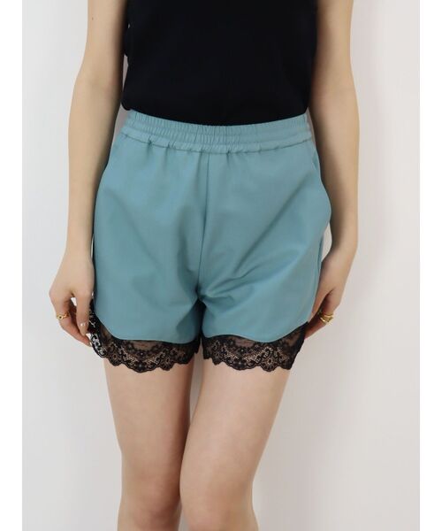 EVRIS（エヴリス）の「レースドッキングショートパンツ【セットアップ着用可能】（その他パンツ・レディース・グレー/ブルー・FREE）」の17枚目の写真