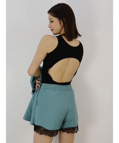 EVRIS（エヴリス）の「レースドッキングショートパンツ【セットアップ着用可能】（その他パンツ・レディース・グレー/ブルー・FREE）」の19枚目の写真