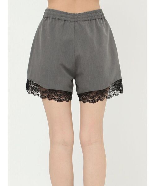 EVRIS（エヴリス）の「レースドッキングショートパンツ【セットアップ着用可能】（その他パンツ・レディース・グレー/ブルー・FREE）」の3枚目の写真
