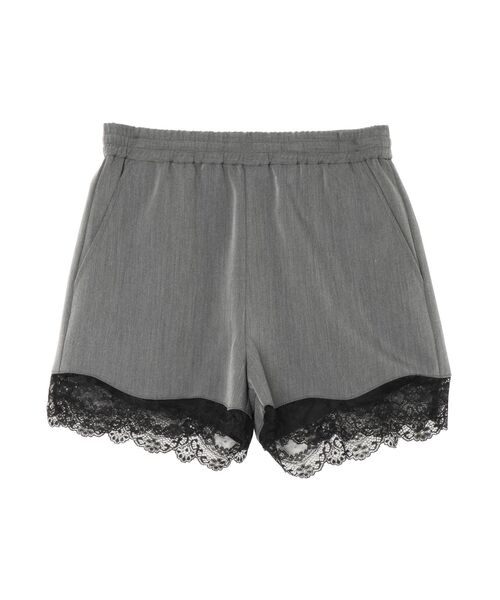 EVRIS（エヴリス）の「レースドッキングショートパンツ【セットアップ着用可能】（その他パンツ・レディース・グレー/ブルー・FREE）」の12枚目の写真