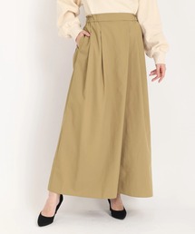 アシンメトリータックフレアパンツ