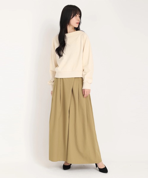 セール】アシンメトリータックフレアパンツ（その他パンツ