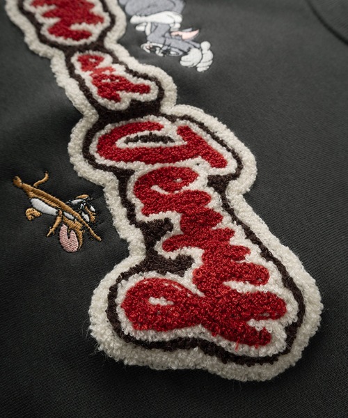 Tom&Jerry(トムアンドジェリー)の「【TOM&JERRY/トムとジェリー】キャラクターイラスト ヴィンテージライクプリント&刺繍デザイン ビッグシルエット クルーネックスウェット/3Type(スウェット・レディース・ブラック/グレイッシュベージュ/ライトイエロー/チャコールグレー/オートミール/スミクロ・M/L/XL)」の17枚目の写真