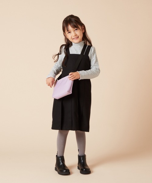 a.v.v（アーヴェヴェ）の「[KIDS]シンプルサコッシュ（ショルダーバッグ・キッズ・ライトピンク/ライラック/ブラック・120）」の5枚目の写真