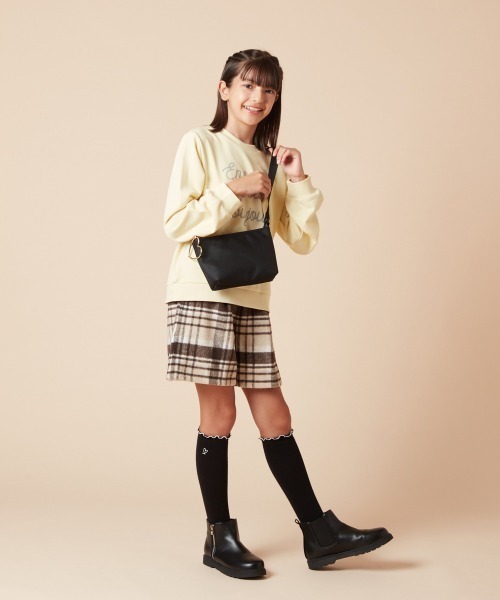 a.v.v（アーヴェヴェ）の「[KIDS]シンプルサコッシュ（ショルダーバッグ・キッズ・ライトピンク/ライラック/ブラック・120）」の11枚目の写真