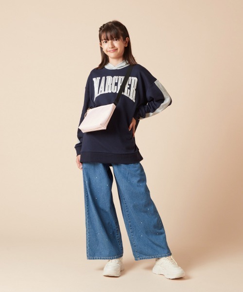 a.v.v（アーヴェヴェ）の「[KIDS]シンプルサコッシュ（ショルダーバッグ・キッズ・ライトピンク/ライラック/ブラック・120）」の15枚目の写真