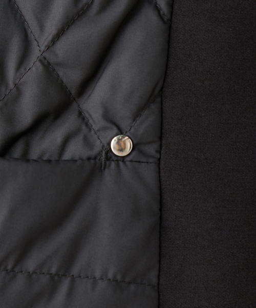 Petit Honfleur(プチオンフルール)の「ハイブリットダウンベスト(ダウンベスト・レディース・アイボリー/ブラック・9号/11号/13号)」の12枚目の写真