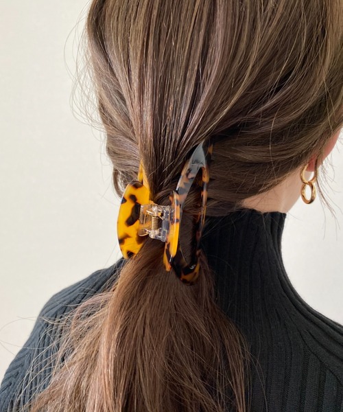 デザインカラーヘアクリップ