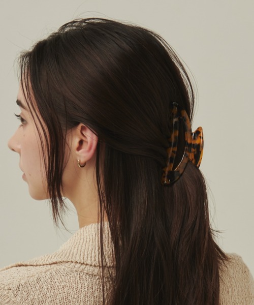 デザインカラーヘアクリップ