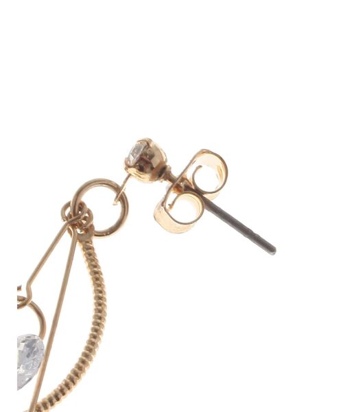 EATME（イートミー）の「クリアビジューピアス（ピアス（両耳用）・レディース・ゴールド・FREE）」の4枚目の写真