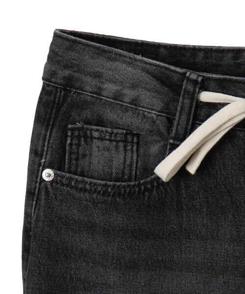 dispark（ディスパーク）の「DISPARK/ドロストコードフレアデニム（デニムパンツ・レディース・インディゴブルー/ブラック・SMALL/MEDIUM）」の18枚目の写真