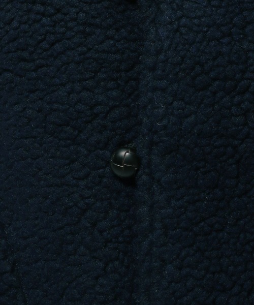 GYMPHLEX（ジムフレックス）の「【GYMPHLEX(ジムフレックス)】ボアフードベスト（ベスト・レディース・ネイビー/ライトベージュ/アイボリー・MEDIUM）」の21枚目の写真