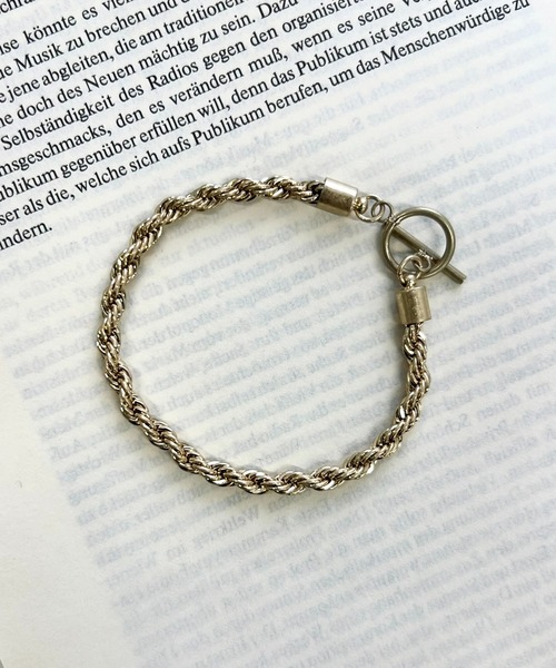 Hawk Company（ホークカンパニー）の「【Hawk Company】ロープチェーンブレスレット 6159（ブレスレット・レディース・ゴールド/シルバー・FREE）」の2枚目の写真