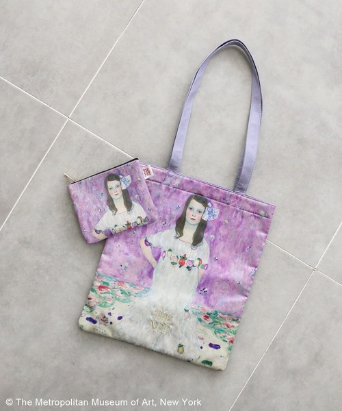 ACCOMMODE（アコモデ）の「THE MET/グラフィックトート（トートバッグ・レディース・パープル/ブルー・FREE）」の8枚目の写真