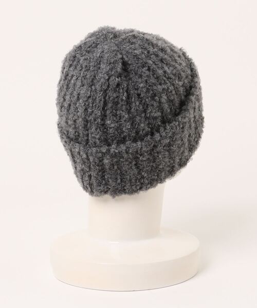 go slow caravan（ゴースローキャラバン）の「HIGHLAND2000/ハイランドトゥーサウザンド　Boucle Bob Cap【GSC別注】（ニットキャップ/ビーニー・レディース・キャメル/ホワイト/ライトブルー/グレー・FREE）」の10枚目の写真