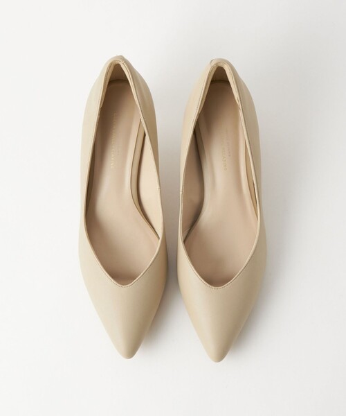 green label relaxing（グリーンレーベルリラクシング）の「ポインテット Vカット パンプス（5cmヒール）-晴雨兼用-（パンプス・レディース・ブラック/ベージュ・23.5cm/23cm/22.5cm/22cm/25.5cm/25cm/24.5cm/24cm）」の10枚目の写真