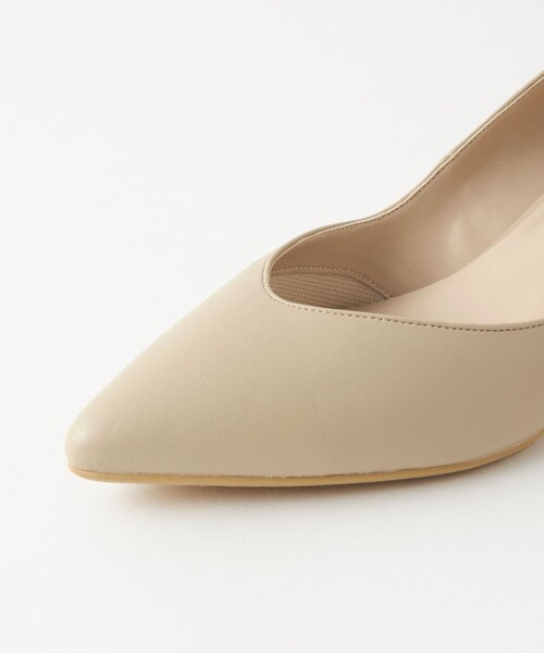green label relaxing（グリーンレーベルリラクシング）の「ポインテット Vカット パンプス（5cmヒール）-晴雨兼用-（パンプス・レディース・ブラック/ベージュ・23.5cm/23cm/22.5cm/22cm/25.5cm/25cm/24.5cm/24cm）」の15枚目の写真