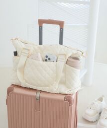 MAJESTIC LEGON | キルティングトラベルボストン(ボストンバッグ)