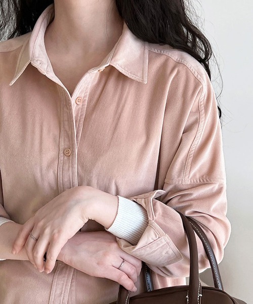 セール】コーデュロイシャツレディース 長袖シャツ（シャツ/ブラウス