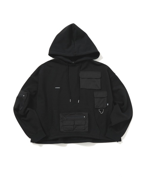 Little sunny bite(リトルサニーバイト)の「pocket hoodie(パーカー・レディース・パープル/オレンジ/ブラック・FREE)」の2枚目の写真