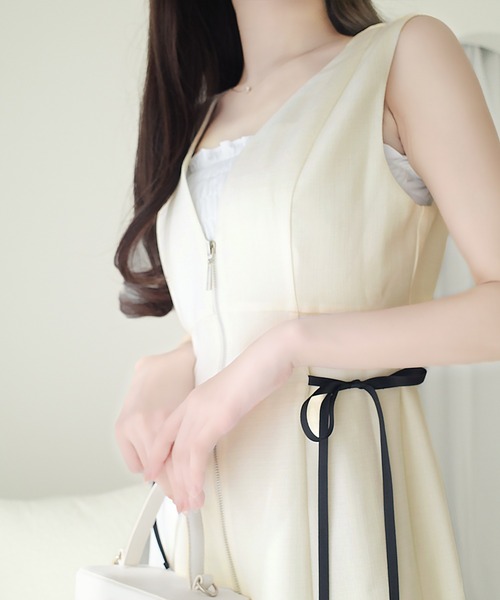 mily bilet(ミウィビレット)の「【mily bilet】ふとした仕草までも、愛おしく♪夏に大活躍の大人フェミニンリネンライクロングジャンスカ(ロング丈)(ワンピース・レディース・グレー/アイボリー/ブラック・X-LARGE/SMALL/MEDIUM/LARGE)」の8枚目の写真