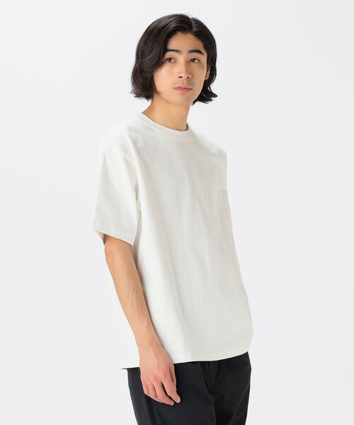B:MING by BEAMS（ビーミングバイビームス）の「リラックスフィット ヘビーウエイト クルーネック Tシャツ（Tシャツ/カットソー・メンズ・ブラック/シルバー/オフホワイト・LARGE/X-LARGE/SMALL/MEDIUM）」の16枚目の写真