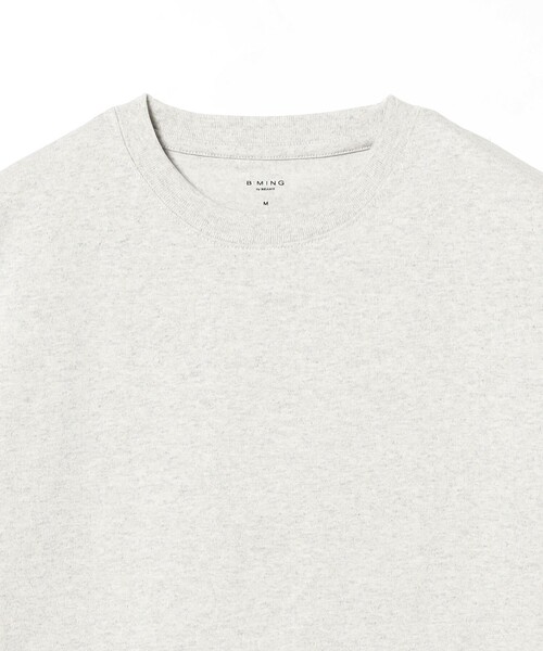 B:MING by BEAMS（ビーミングバイビームス）の「リラックスフィット ヘビーウエイト クルーネック Tシャツ（Tシャツ/カットソー・メンズ・ブラック/シルバー/オフホワイト・LARGE/X-LARGE/SMALL/MEDIUM）」の7枚目の写真