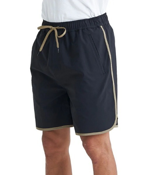 Quiksilver(クイックシルバー)の「JP SCALLOP BAGGY SHO/クイックシルバーウエストゴムバギーショーツ(その他パンツ・メンズ・ブラック/グリーン/カーキ・MEDIUM/LARGE/X-LARGE)」の5枚目の写真