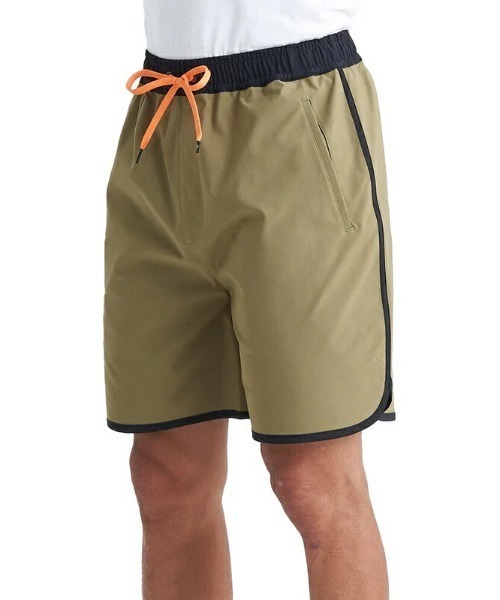 Quiksilver(クイックシルバー)の「JP SCALLOP BAGGY SHO/クイックシルバーウエストゴムバギーショーツ(その他パンツ・メンズ・ブラック/グリーン/カーキ・MEDIUM/LARGE/X-LARGE)」の7枚目の写真
