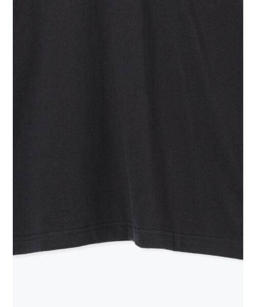 Samansa Mos2(サマンサ モスモス)の「ベーシックロングTシャツ(Tシャツ/カットソー・レディース・ブラック/オフホワイト・F)」の12枚目の写真