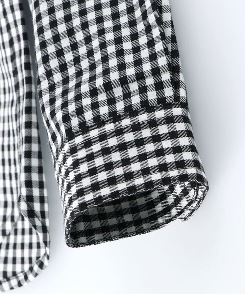 BRANSHES（ブランシェス）の「【フォーマル/綿100％】ギンガムチェックシャツ（シャツ/ブラウス・キッズ・ブラック・130/120/110）」の3枚目の写真