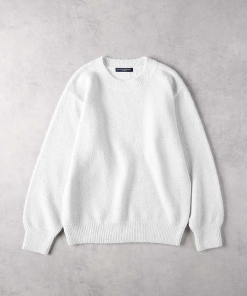 Right-on(ライトオン)の「HONEYSUCKLE ROSE(ハニーサックルローズ)スパンコールニット(ニット/セーター・レディース・グリーン/ピンク/オフホワイト/ネイビー・L/XL/M)」の5枚目の写真