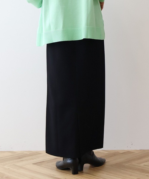 AMERICAN HOLIC（アメリカンホリック）の「針抜きリブタイトスカート（スカート・レディース・アイボリー/サックスブルー/ブラック/ライトグレー系2・S/M/L）」の6枚目の写真
