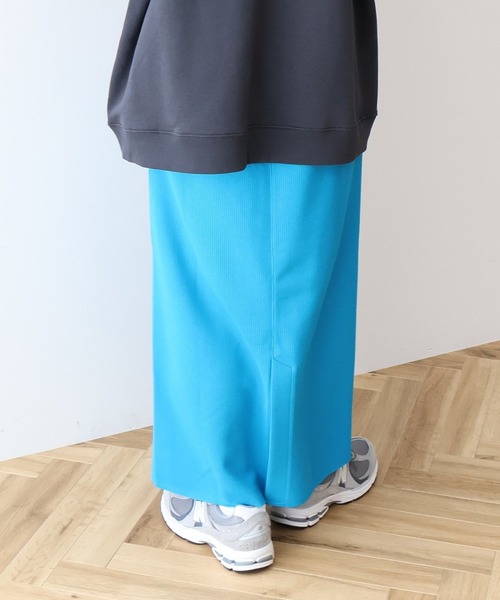 AMERICAN HOLIC（アメリカンホリック）の「針抜きリブタイトスカート（スカート・レディース・アイボリー/サックスブルー/ブラック/ライトグレー系2・S/M/L）」の11枚目の写真