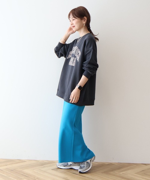 AMERICAN HOLIC（アメリカンホリック）の「針抜きリブタイトスカート（スカート・レディース・アイボリー/サックスブルー/ブラック/ライトグレー系2・S/M/L）」の13枚目の写真