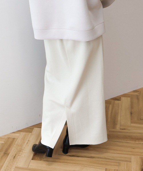 AMERICAN HOLIC（アメリカンホリック）の「針抜きリブタイトスカート（スカート・レディース・アイボリー/サックスブルー/ブラック/ライトグレー系2・S/M/L）」の15枚目の写真