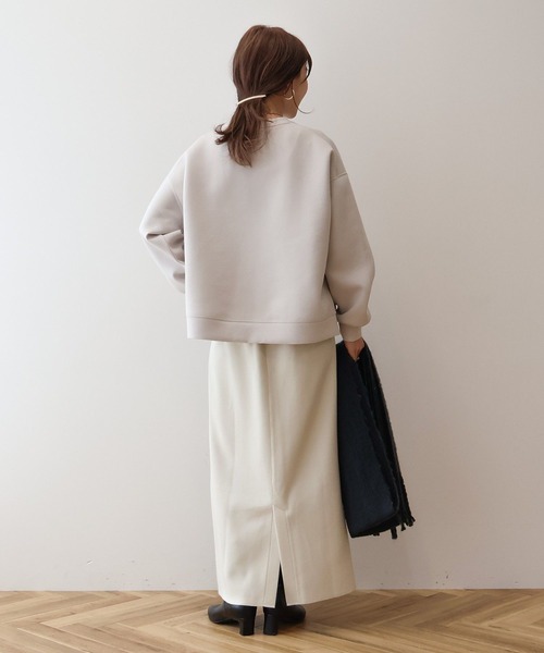 AMERICAN HOLIC（アメリカンホリック）の「針抜きリブタイトスカート（スカート・レディース・アイボリー/サックスブルー/ブラック/ライトグレー系2・S/M/L）」の18枚目の写真