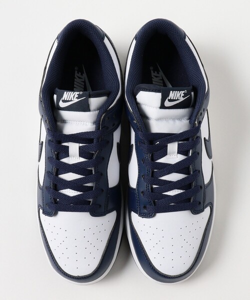 NIKE(ナイキ)の「NIKE / DUNK LOW RETRO WHITE / MIDNIGHT NAVY(スニーカー・メンズ・ネイビー・26.5cm/27.0cm/27.5cm/28.0cm/30.0cm/26.0cm/28.5cm/29.0cm)」の5枚目の写真
