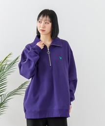 ハーフジップ」に該当するパープル/紫色系のファッション通販 - ZOZOTOWN