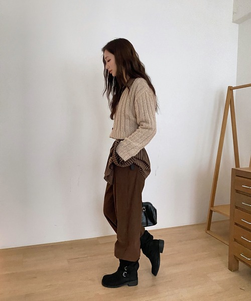 ルーズフィットコーデュロイロングパンツ/2024 AWコレクション（その他パンツ）｜by muni:r（バイ ムニール）