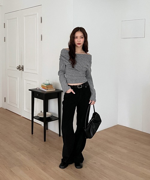 ルーズフィットコーデュロイロングパンツ/2024 AWコレクション（その他パンツ）｜by muni:r（バイ ムニール）