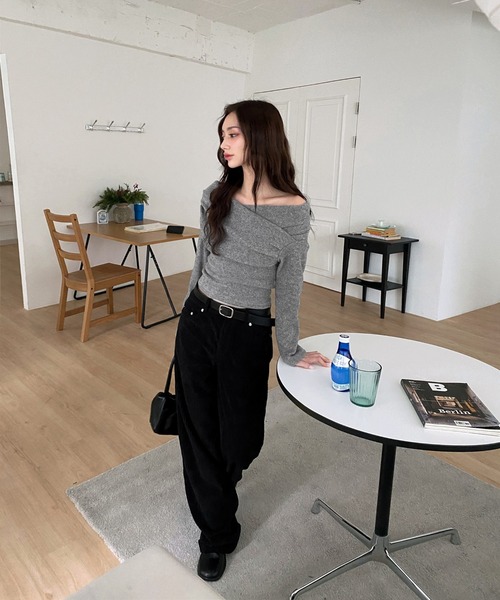 ルーズフィットコーデュロイロングパンツ/2024 AWコレクション（その他パンツ）｜by muni:r（バイ ムニール）