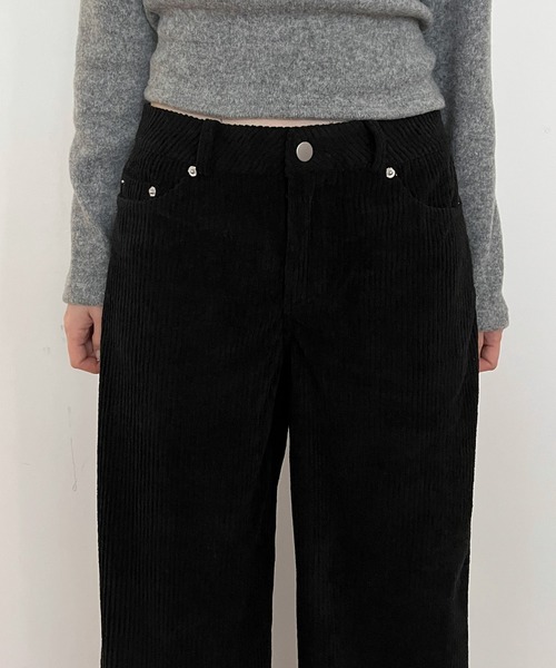 ルーズフィットコーデュロイロングパンツ/2024 AWコレクション（その他パンツ）｜by muni:r（バイ ムニール）