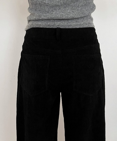 ルーズフィットコーデュロイロングパンツ/2024 AWコレクション（その他パンツ）｜by muni:r（バイ ムニール）