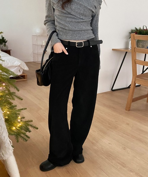 ルーズフィットコーデュロイロングパンツ/2024 AWコレクション（その他パンツ）｜by muni:r（バイ ムニール）