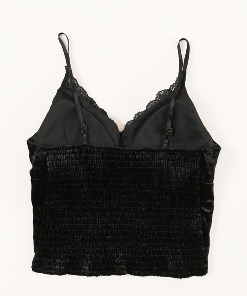 PHILLY（フィリー）の「【PHILLY】ベロアレースキャミソール（キャミソール・レディース・アイボリー/ブラック・FREE）」の12枚目の写真