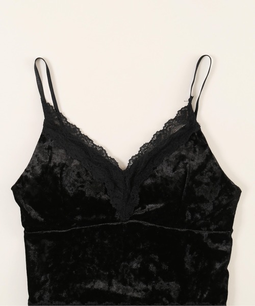 PHILLY（フィリー）の「【PHILLY】ベロアレースキャミソール（キャミソール・レディース・アイボリー/ブラック・FREE）」の15枚目の写真